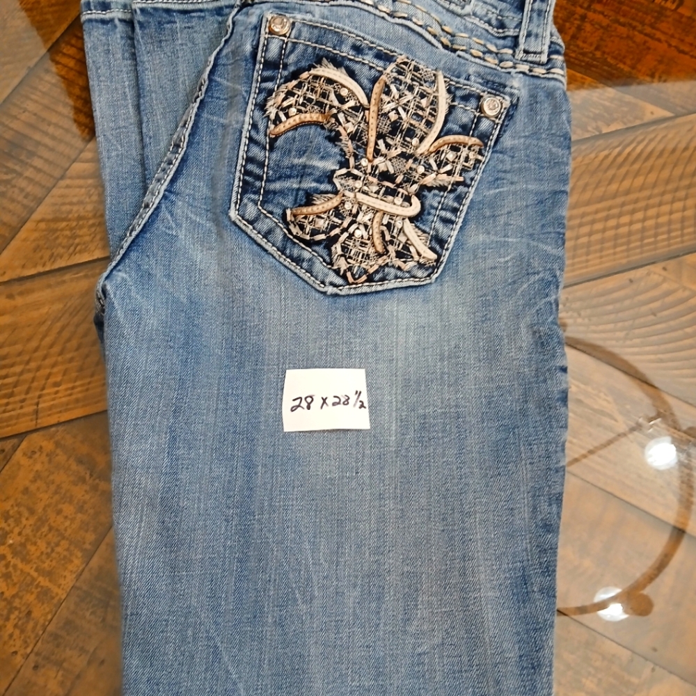 Womens miss me skinny jeans size 28×28.5